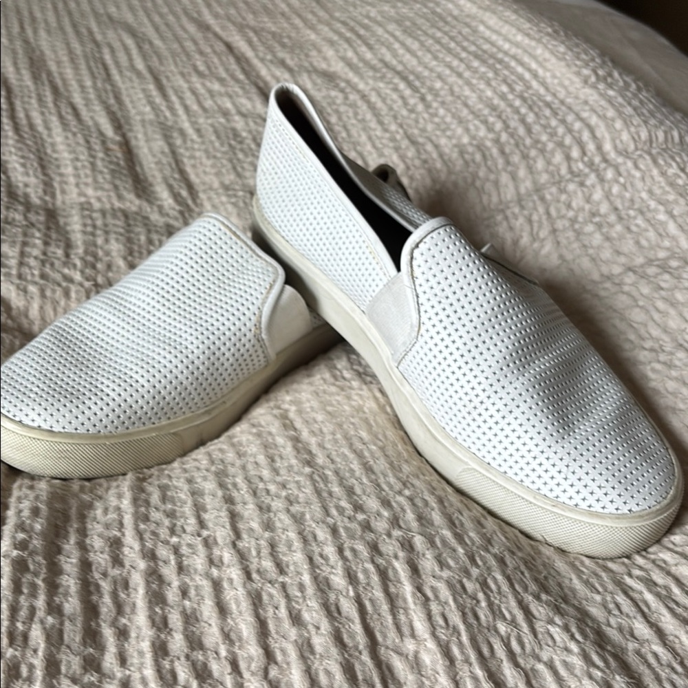 Vince White Slip-On Women’s Shoes